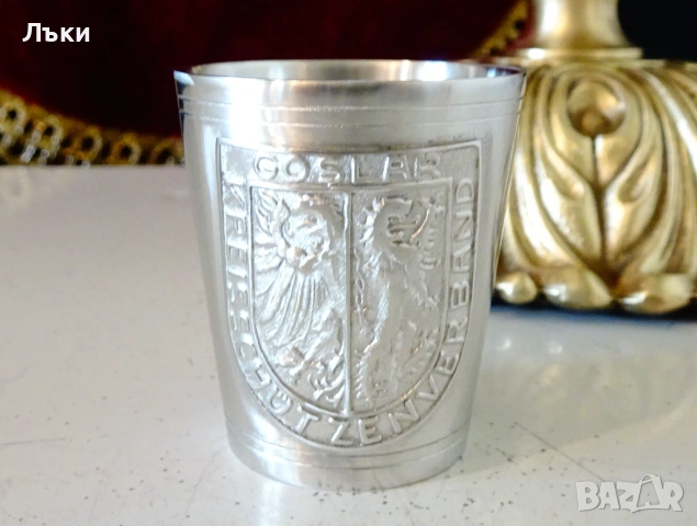 Калаена чаша за ракия,дракон. 