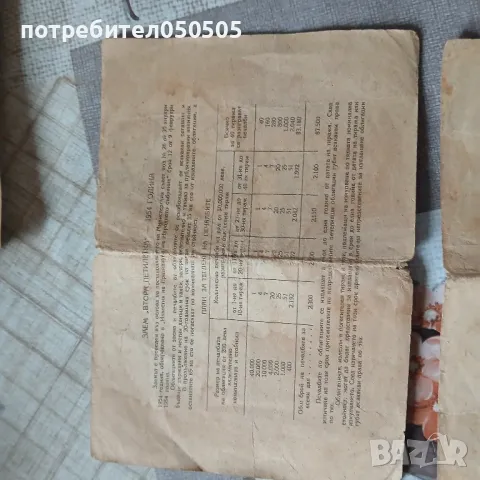 Стари Документи от 1954 г, снимка 5 - Антикварни и старинни предмети - 50422144