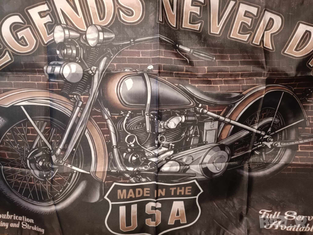 Legends Never Die -Made In the USA Flag, снимка 4 - Аксесоари и консумативи - 44687388