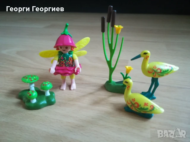 Playmobil, 4 комплекта Еднорог, Кон, Драконче, щъркели и Феи, снимка 11 - Образователни игри - 51230256