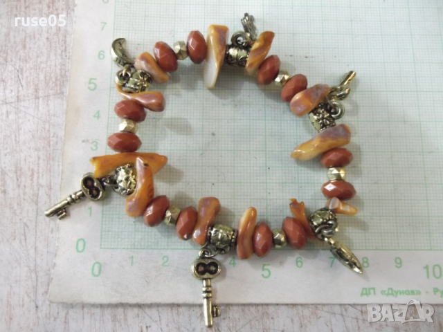 Гривна разтегателна с минерали и фигури нова, снимка 6 - Гривни - 36500284