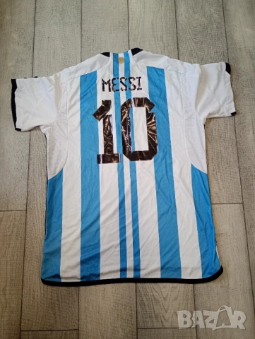 Adidas футболна тениска на националния отбор на Argentina 2022 год от световното първенство в Катар, снимка 2 - Футбол - 53946860