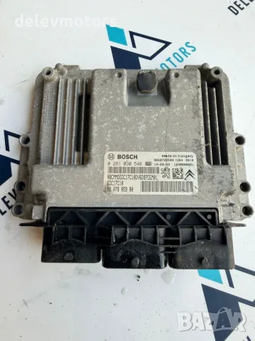 0281030546, EDC17C10, 9807885980 ECU компютър от Citroen C4 1.6 HDI, 92 ph., 5sp., engine 9HP