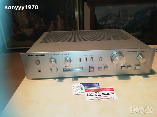 nordmende pa1400 hifi stereo ampli-450w-внос switzerland, снимка 4 - Ресийвъри, усилватели, смесителни пултове - 29684225