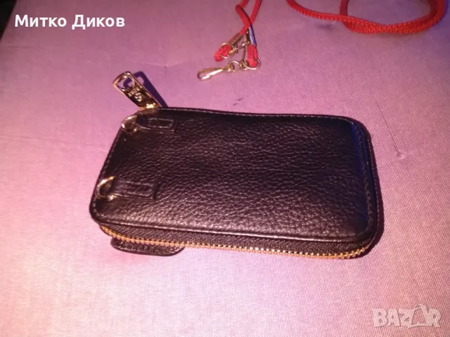 Марков портфейл Адакс нов естествена кожа има и връзка за врата 140х90мм , снимка 3 - Портфейли, портмонета - 49470000