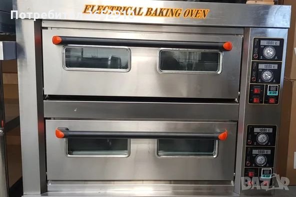 Професионална фурна за закуски, пици, готвене на 2 нива за 4 тави 60/40 Топ цена 1899лв/970,94€, снимка 11 - Обзавеждане за заведение - 34927848