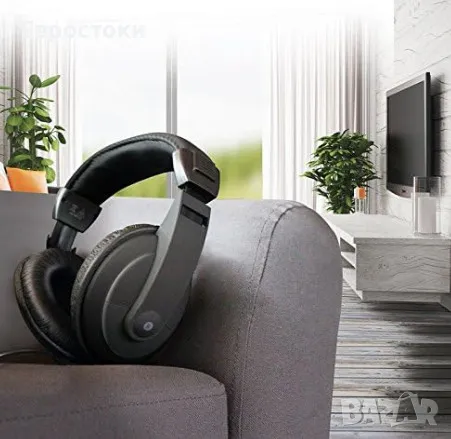 TV слушалки Metronic 480143, кабелни стерео слушалки за телевизия, 6 м кабел, снимка 3 - Стойки, 3D очила, аксесоари - 49593660