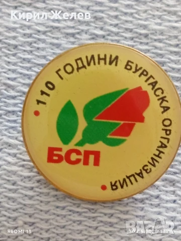 Лот значки 6 броя стари редки от соца ПЛЕВЕН,БСП,ЛУЖНИКИ за КОЛЕКЦИЯ ДЕКОРАЦИЯ 48625, снимка 6 - Колекции - 50847294