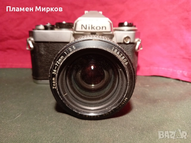Колекционерски фотоапарат NIKON fe
