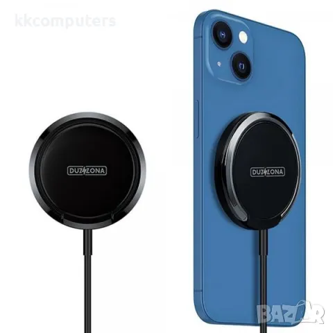 Duzzona Wireless /безжично/ зарядно W1 + Стойка MagSafe 15W Баркод : 456509