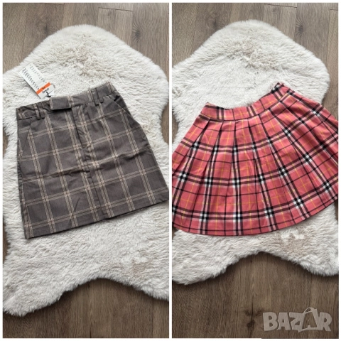 Лот карирани поли за 10лв ХС