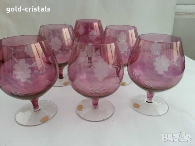 Ретро стъклени чаши