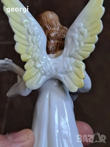 немска порцеланова фигурка ангел , снимка 4 - Колекции - 48076228