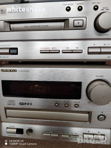 Onkyo HiFi System, CD, MD, TAPE, AUX, Tuner... , снимка 4 - Аудиосистеми - 36648764