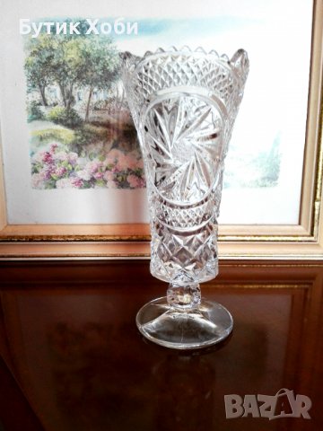 Чудесна кристална ваза, снимка 1