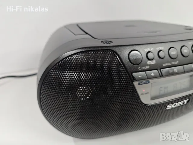 FM радио MP3 CD плейър USB четец SONY ZS-PS30CP, снимка 5 - Радиокасетофони, транзистори - 48616315