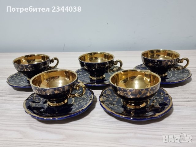Баварски сервиз за кафе или чай Echt Cobalt , снимка 3 - Антикварни и старинни предмети - 42864723