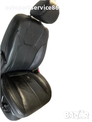 Предна дясна седалка черна кожа за Ssangyong Rexton 2.0 E-XDI (2014)