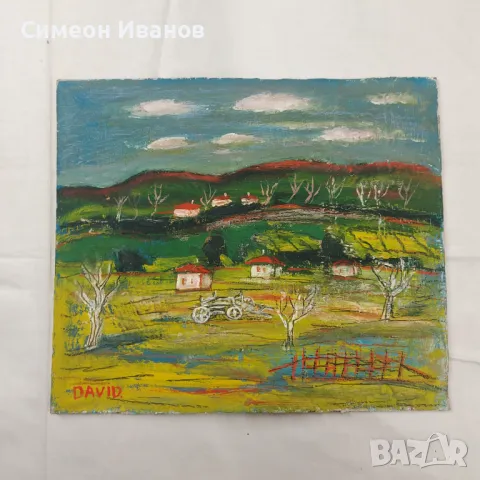 Интересна стара картина подписана DAVID SG2011