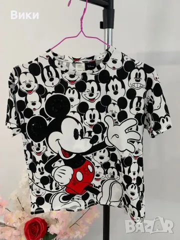 Тениска  на Zara ръст 164, подходяща XS-S, снимка 3 - Тениски - 49507595