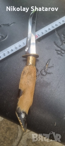 стар ловен нож, снимка 5 - Ножове - 51503677