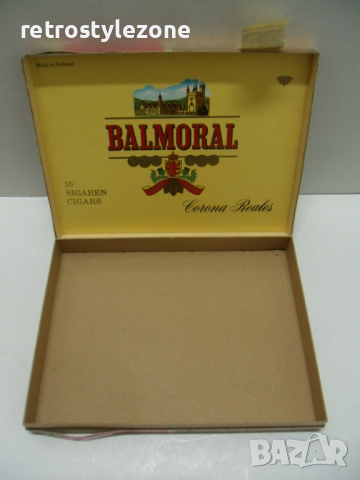 № 7439 сара картонена кутия - BALMORAL   - размер 16,5 / 12 / 2 см, снимка 3 - Други ценни предмети - 44778008
