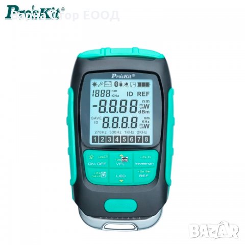 Измервател на оптична мощност Proskit Power Meter lan tester, снимка 6 - Други инструменти - 35652262