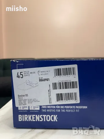BIRKENSTOCK Чехли Boston Mocca Размер 45, снимка 5 - Мъжки чехли - 56330178