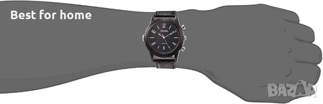 Шпионски часовник - камера Menborn с черна кожена каишка, снимка 8 - Камери - 49267909