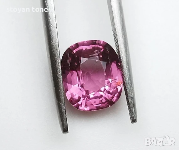 Елегантен шпинел в страхотен розов цвят 1.72кт.! Нов!, снимка 7 - Колиета, медальони, синджири - 47089410