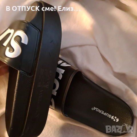 Flip Flops Superga Women 1919 Plateau Slide Чехли сандали SUEPRGA нова на платформа.супер яки!уникат, снимка 5 - Чехли - 51772973