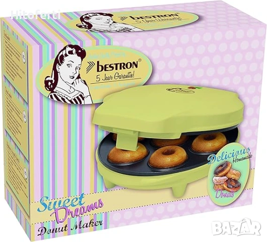 Електрическа машина за понички Bestron, снимка 3 - Други - 54152174