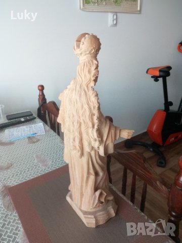 Уникално с изработката си старинно,произведение на изкуството.Дърворезба., снимка 7 - Антикварни и старинни предмети - 42309177