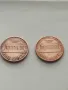 Медно кюлче и монети от САЩ,цент,банкноти,значки с знамена.., снимка 6
