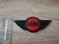 MINI Cooper емблема стар стил черно с червено , снимка 3