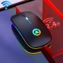 A2 RGB безжична мишка Компютърна мишка мишка за компютър с bluetooth