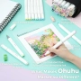Ohuhu Oahu-01 Art Markers Set-перманентни маркери, комплект 48 пастелни цвята, снимка 10
