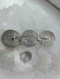 Антикварна сребърна брошка с монети, снимка 2
