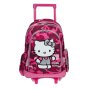 Ученическа раница с колелца, GIM, Hello Kitty, 34х15х50см, Розова, снимка 1