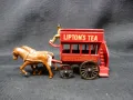 СТАРА РЕТРО МЕТАЛНА КОЛИЧКА HORSE BUS MATCHBOX MOY ENGLAND , снимка 2