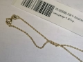 Златен синджир - 1.97 грама - 14к , снимка 2
