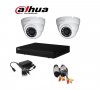 Full HD DAHUA комплект- DVR DAHUA, 2камери DAHUA 1080р, кабели, захранване, снимка 1 - Комплекти за видеонаблюдение - 32141944
