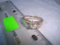 СКЪПОЦЕНЕН СРЕБЪРЕН СТАР ПРЪСТЕН ВИСОКА ПРОБА СРЕБРО с УНИКАЛНО ЮВЕЛИРНО ФАСЕТИРАН ЦИРКОН 27326, снимка 6