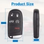 Кутийка за ключ с 5 бутона и острие за Jeep, CHRYSLER, DODGE, FIAT – смарт ключ, снимка 8