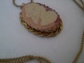 красив медальон Камея бронз 50те години , снимка 6