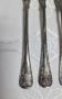 Комплект малки посребрени вилички , снимка 3