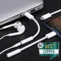 Преходник от USB Тип C към 3,5 мм AUX жак, адаптер за слушалки Usb-C към 3 5 мм жак HiFi аудио стере, снимка 8