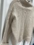 Бежов пуловер HM, снимка 1 - Блузи с дълъг ръкав и пуловери - 42710931