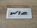 чисто черна емблема W12 за Bentley, снимка 1