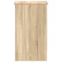 vidaXL Бюро, дъб сонома, 90x45x76 см, инженерно дърво, снимка 7